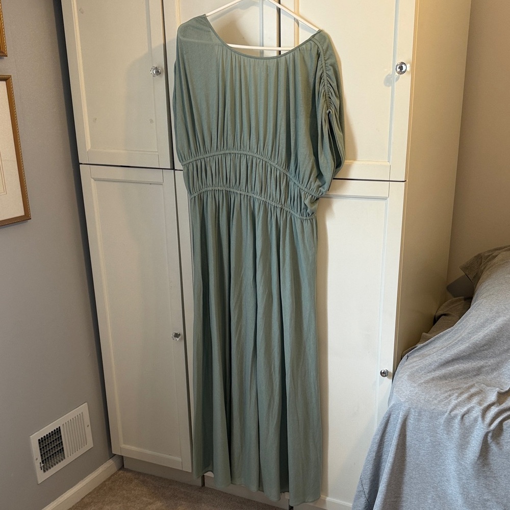 COS Sage Green Long Sleeve Dress NWT